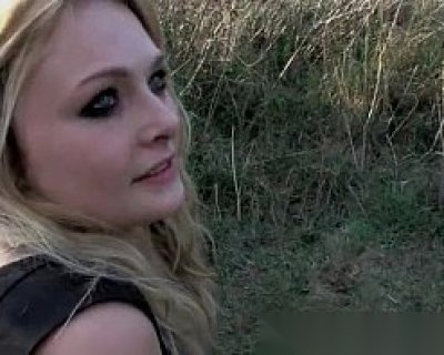 Nasty Blond Dogging For Cock