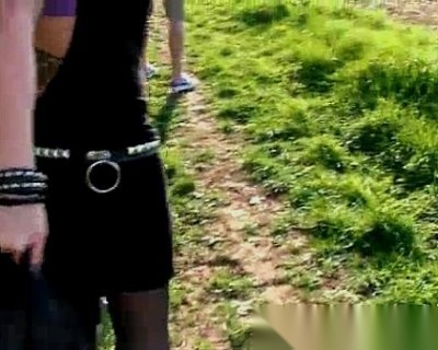 emo chick walks