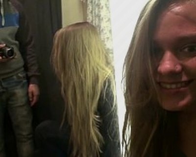Fun Time with Long Hair