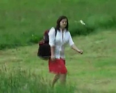 Fat German whore sneaks past army