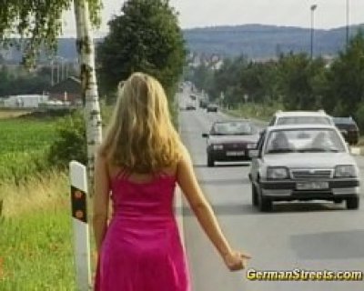German Teen on Street