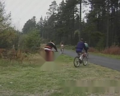 Group of people running on a road Real Sex Pass
