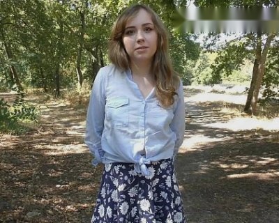 shy teen does porn casting