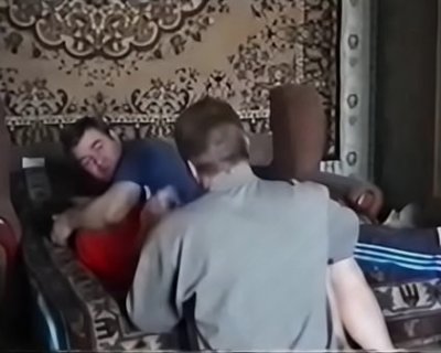 Laughing with friends on couch Broumee
