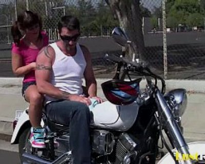 Elizabeth Bentley on Motorcycle Lust Royal Jack Vegas