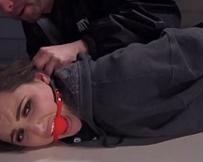 box tied sub deepthroats cock