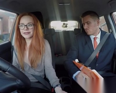 Fake Driving School Ella Hughes fails her test