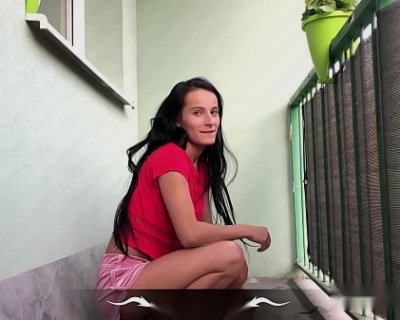 Pink Bikini On A Balcony Lexi Dona