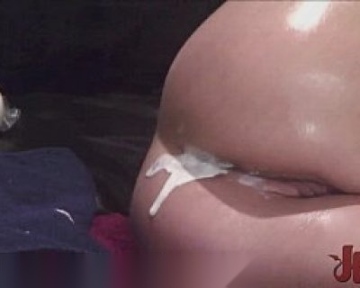 sticking everything in her ass