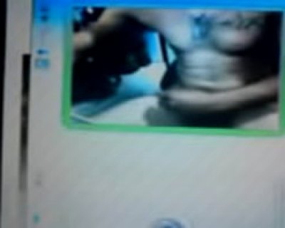 A man With No Clothes On His Phone