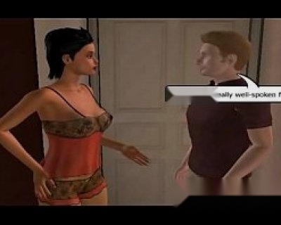 Sexy 3D Cartoon Hottie Explaining Prostitution Lingo