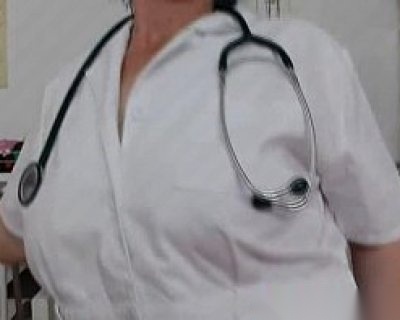 brunette practical nurse