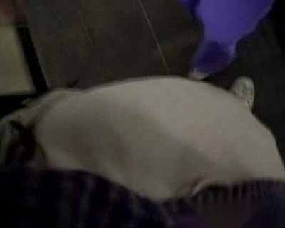 Purple pants with no thigh gap