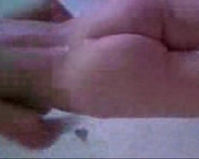 Person getting a foot rub. This is a picture of a person doing it.