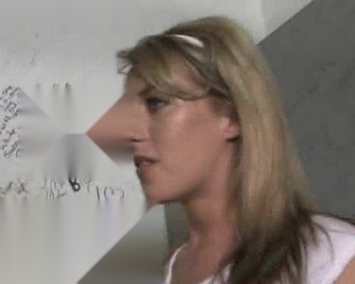 A blond slut wants big black meat at glory hole
