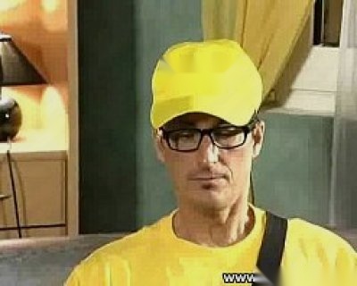 Yellow post cap man fucks off