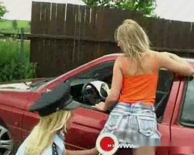 Blond Police Officer Demands
