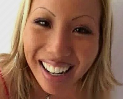 blond asian bitch