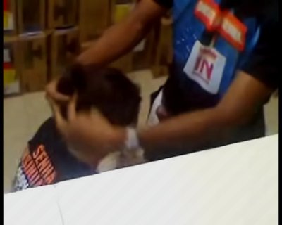 fucker holding down another mans head
