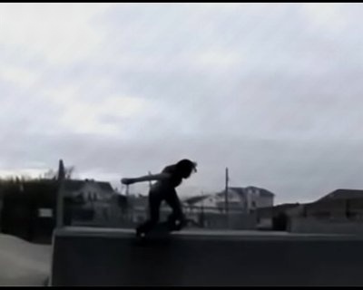 Girl Skateboarding Over Rail Keeani Lei