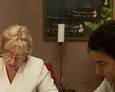 The blond grannys romantic tale