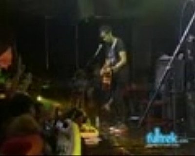 The band rocks out for their fans