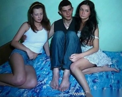 TeenyLovers - Two Cutie Chicks Share Long Schlong
