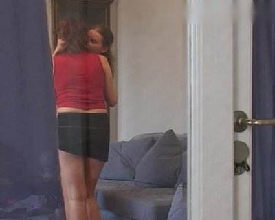 Brunette Babes Making Out