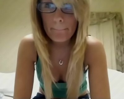 awesome amateur blonde camgirl