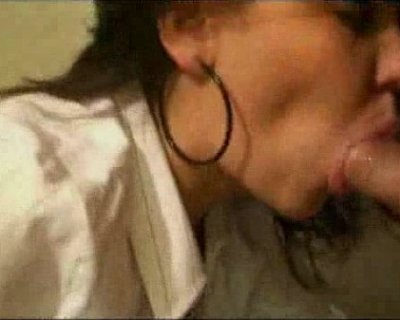 BJ in bathroom