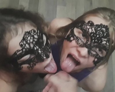 Delicious Tongue Tug-of-War: A Sensual and Passionate Masquerade Ball Adventure