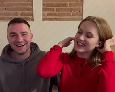Blonde College Chick in Lingerie Takes Big Dick and Loads of Cum from Stud in Public