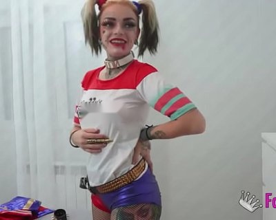Lady Medusa: European Harley Quinn's Big Cock Hunt