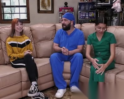 Ditria Rose's First Gyno Exam: Petite Latex Moans & Behind-the-Scenes BTS