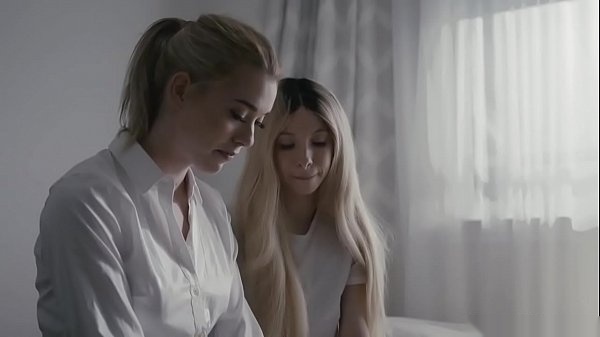Blonde Babes Fingering and Tribbing: Petite Anny Aurora & Kenzie Reeves' Teen Lesbian Dorm Manager Fantasy