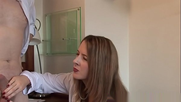 CFNM Doctor Rose Wood Wanks Cock During Fascinating Office Examination
