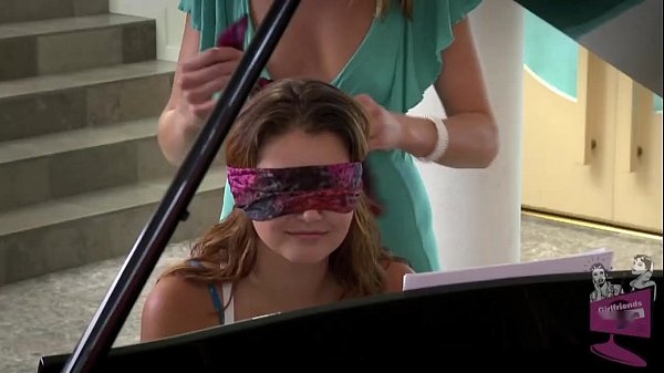 Lesbian Sensation: Samantha Ryan &amp; Allie Haze at the Piano, Licking &amp; Pussy-Eating