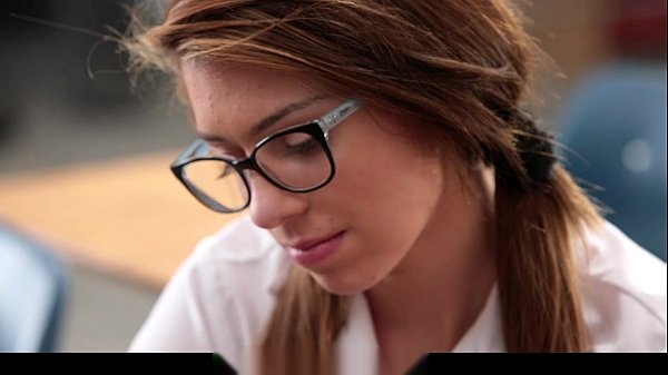 InnocentHigh: Joseline Kelly's Petite Pigtail Seduced by Her Classmate Jake Taylor in College Classroom HD