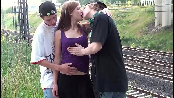 Alexis Crystal Blows in a Wild Public Sex Gang Bang Orgy