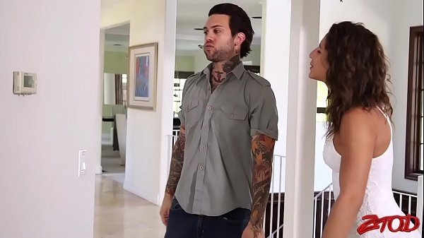 Abella Danger's Hot House Needs Cooling: Busty MILF Tease Needs Help With AC