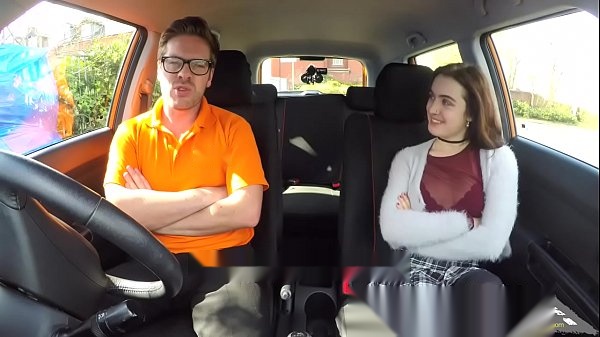 Hot Teacher's Car Seduction: Ryan Ryder &amp; Lola Rae's Wild Driving Lessons