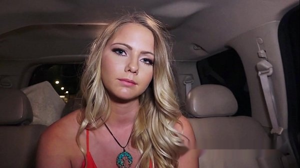 Stranded Teen Beauty Sucks Huge Cock: POV, Lilly Sapphire's Wild Public Blowjob Adventure